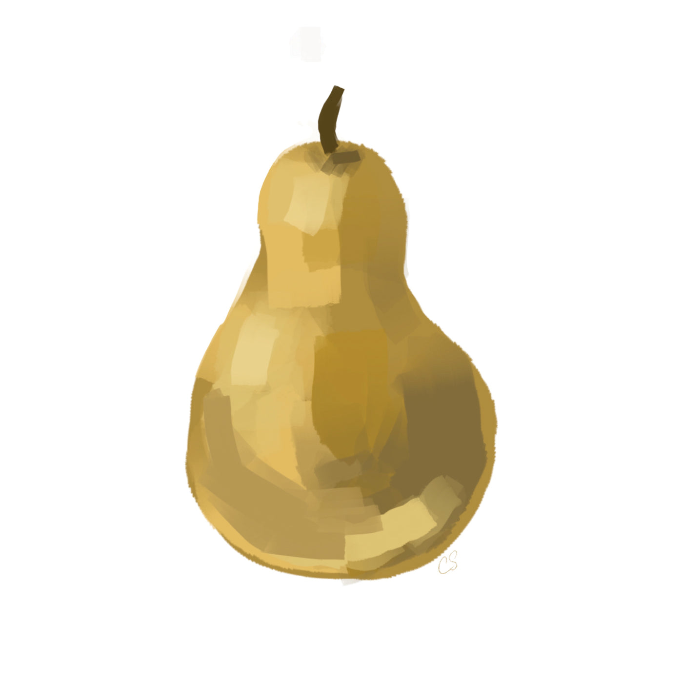 Pear art print by Claire's Place
